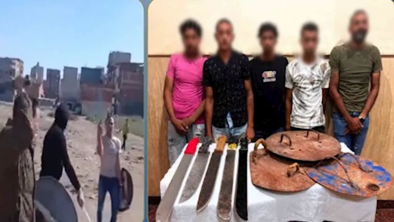 الداخلية تضبط 5 أشخاص لوحوا بأسلحة بيضاء في الإسكندرية | ضي النهار الداخلية تضبط 5 أشخاص لوحوا بأسلحة بيضاء في الإسكندرية