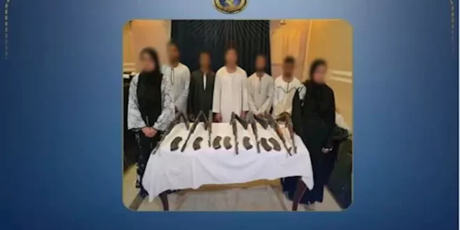 الداخلية تكشف فيديو سيدتين تحملان أسلحة آلية في حفل زفاف بقنا