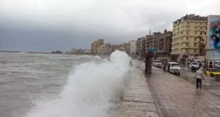 العلمين ومطروح واسكندرية .. الأرصاد تحذر من ارتفاع الأمواج على شواطئ البحر المتوسط