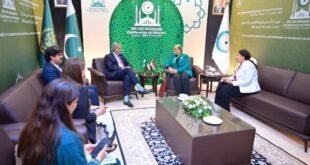 المستشارة أمل عمار تلتقي وزير حقوق الإنسان الفيدرالي بباكستان لبحث التعاون المشترك