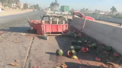 تفاصيل الحادث المروع لـ سيارة البطيخ في أسيوط | ضي النهار تفاصيل الحادث المروع لـ سيارة البطيخ في أسيوط