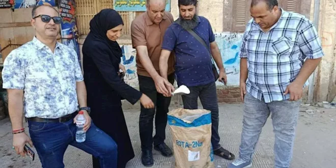 تموين كفر الشيخ يضبط 13 كيلو مادة محظورة تستخدم في طهي الفول - صور