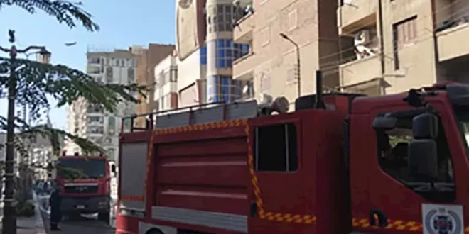 خروج جميع مصابي حريق برج معهد الاتصالات بسوهاج من المستشفى العام