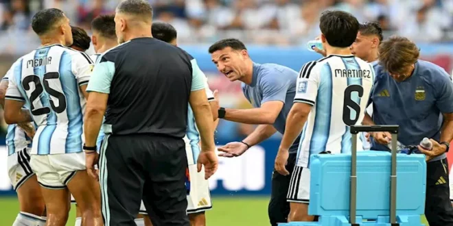 شكوى من مدرب الأرجنتين قبل مواجهة مصر في كأس العالم