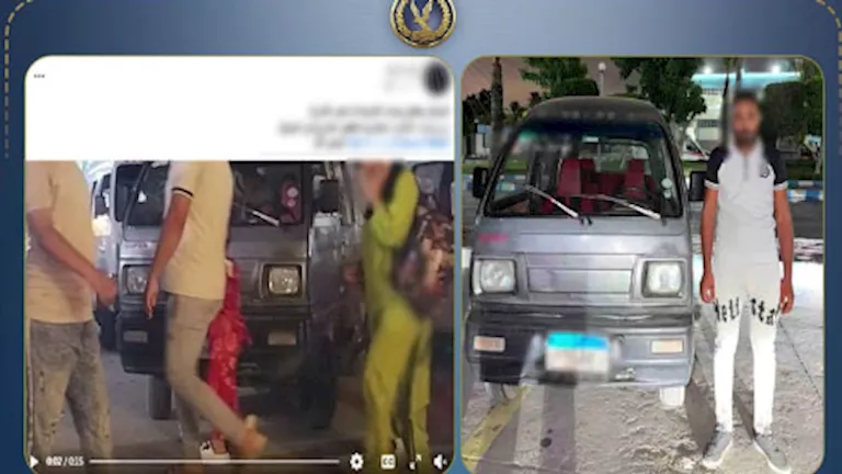 ضبط سائق "فان" بعد مخالفة وثقها فيديو في الإسكندرية