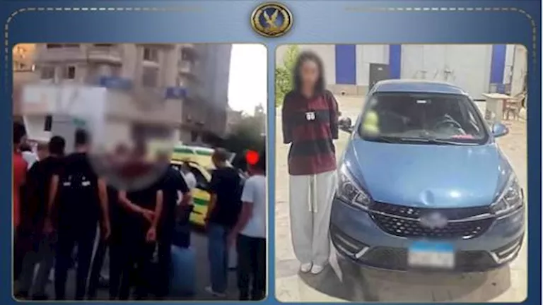 ضبط سيدة صدمت طالبتين أثناء عبورهما الطريق بالعجوزة