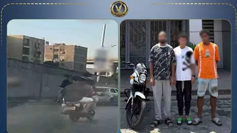 ضبط قائد دراجة نارية ومستقليها بعد حركات استعراضية في الشارع | ضي النهار ضبط قائد دراجة نارية ومستقليها بعد حركات استعراضية في الشارع