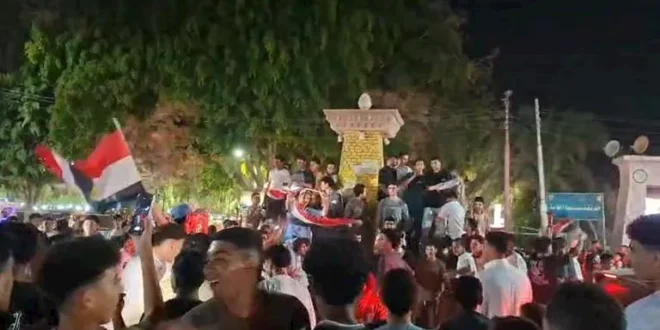 فرحة عارمة في شوارع بني سويف بعد فوز منتخب مصر على أستراليا والتأهل في