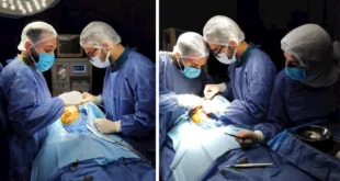فريق طبي بالدقهلية ينجح في إعادة بناء وجه مريض بعد تفتت عظامه