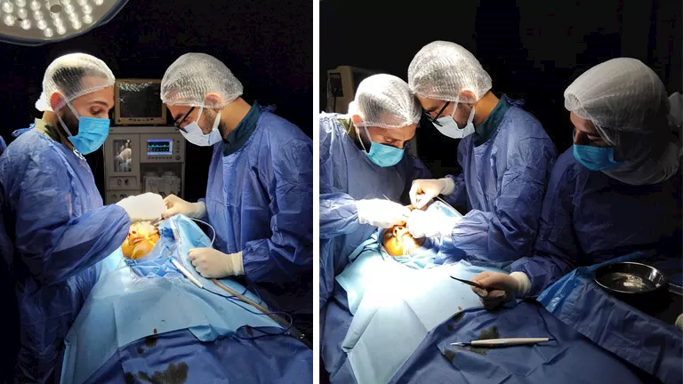 فريق طبي بالدقهلية ينجح في إعادة بناء وجه مريض بعد تفتت عظامه
