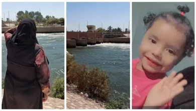 كانت تلهو بجوار والدها.. انتشال جثمان الطفلة "كارما" من مياه القناطر ا