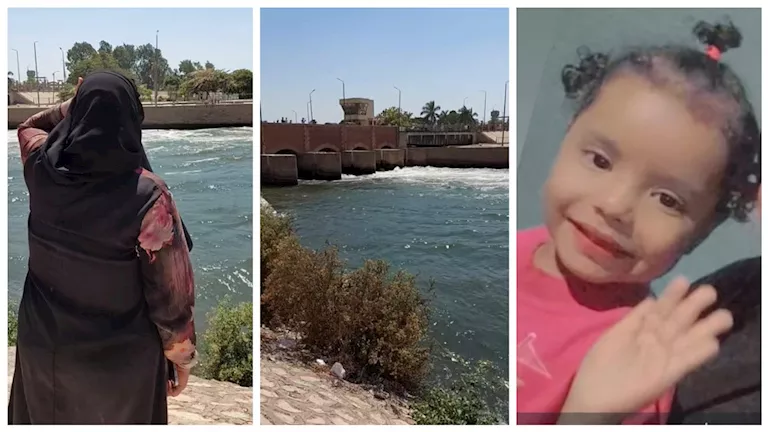 كانت تلهو بجوار والدها.. انتشال جثمان الطفلة "كارما" من مياه القناطر ا