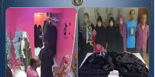 كواليس سرقة عصابة سيدات لمحل ملابس شهير بالمقطم