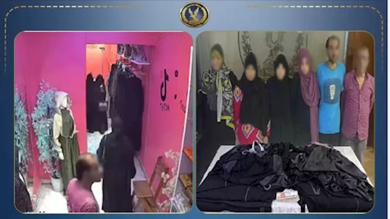 كواليس سرقة عصابة سيدات لمحل ملابس شهير بالمقطم