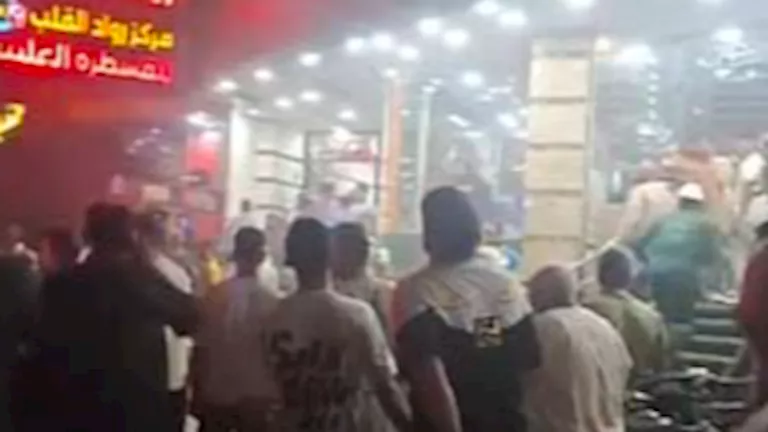 ماس كهربائي يشعل حريقًا بمستشفى خاص في الفيوم | ضي النهار ماس كهربائي يشعل حريقًا بمستشفى خاص في الفيوم
