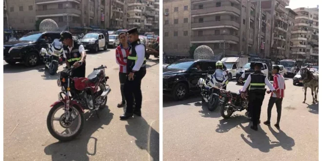 محافظ الدقهلية يضبط موتوسيكل مزعج بالمنصورة