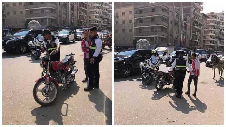محافظ الدقهلية يضبط موتوسيكل مزعج بالمنصورة