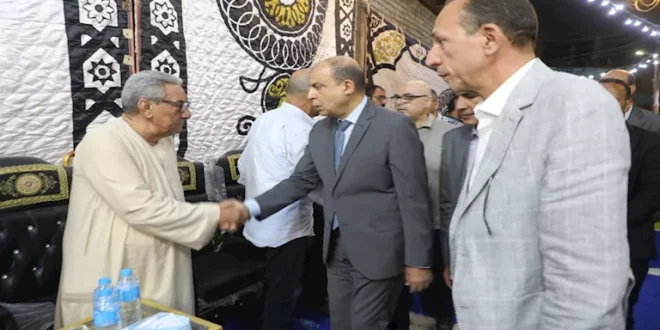 محافظ المنيا يعزي في شقيق عضو مجلس النواب ببني مزار