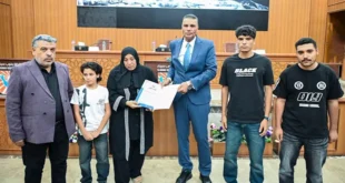 محافظ جنوب سيناء يكرم أسرة رئيس مدينة طابا الراحل
