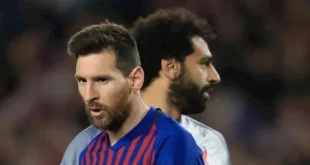 محمد صلاح يستعد لمواجهة ميسي لثالث مرة.. فهل ينتصر ؟