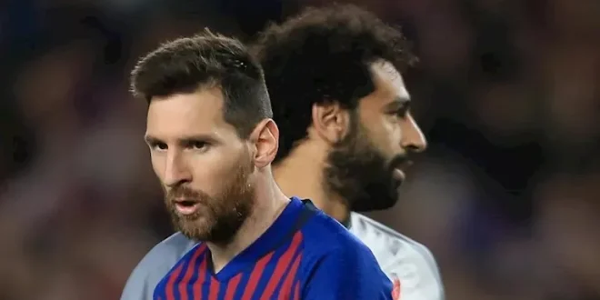 محمد صلاح يستعد لمواجهة ميسي لثالث مرة.. فهل ينتصر ؟
