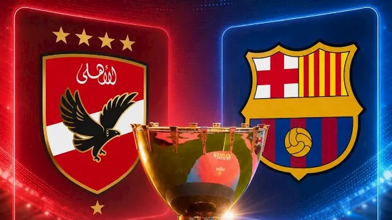 مصراوي يكشف أرباح الأهلي المنتظرة من ودية برشلونة