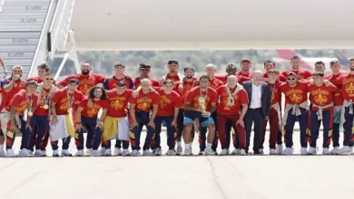 وصول بعثة منتخب إسبانيا إلى مدريد بعد التتويج بكأس العالم 2026 | ضي النهار وصول بعثة منتخب إسبانيا إلى مدريد بعد التتويج بكأس العالم 2026