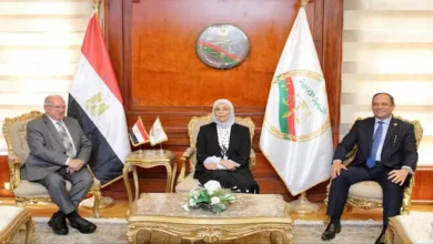وفدان من الإسكندرية يهنئان المستشارة هدى بتوليها رئاسة النيابة الإداري