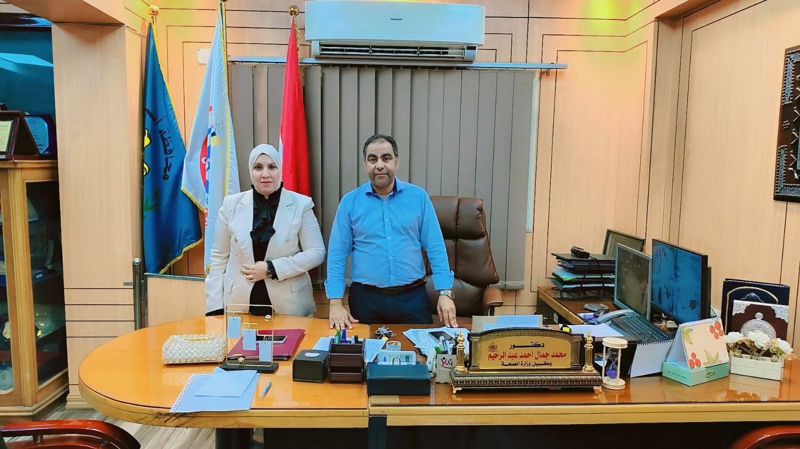 لدكتور محمد جمال عبد الرحيم، وكيل وزارة الصحة بأسيوط