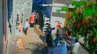 الأمن يفحص فيديو الاعتداء على سيدات وأطفال بالدقهلية