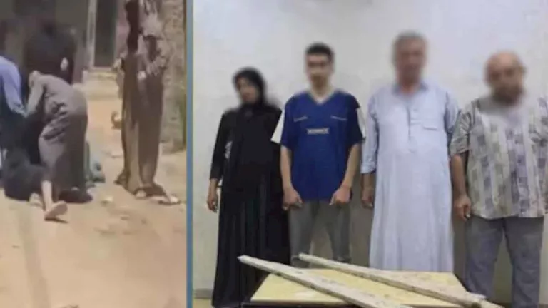 الداخلية تكشف ملابسات فيديو الاعتداء على سيدة بعصا خشبية في كفر الشيخ