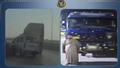 الداخلية تكشف ملابسات فيديو سائق نقل اصطدم بسيارات بالإسكندرية