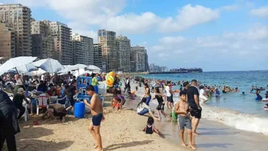 الرايات حمراء.. ممنوع نزول البحر بطول سواحل الإسكندرية