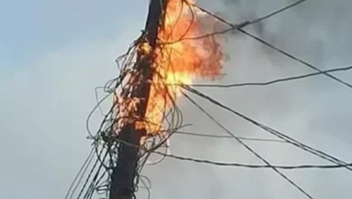 السيطرة على حريق كابل كهرباء في شبرا الخيمة