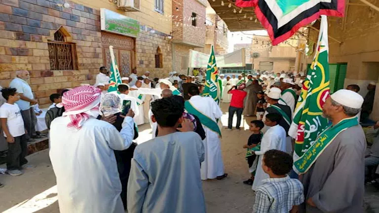 الطريقة الميرغنية الختمية تحتفل بالمولد النبوي الشريف في أسوان