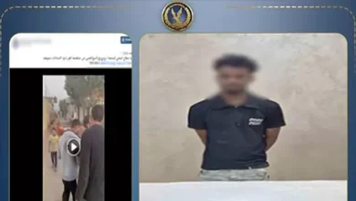 القبض على بطل فيديو التلويح بـ"سنجة" في المنوفية