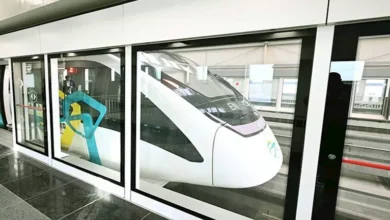 خريطة المحطات التبادلية لمونوريل شرق النيل