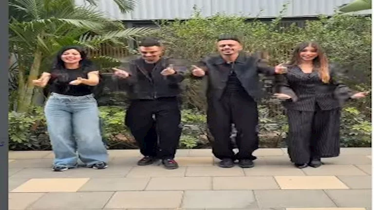 رقص كزبرة وغزي وكارولين عزمي وجنا الأشقر على أغنية "بيان هام"