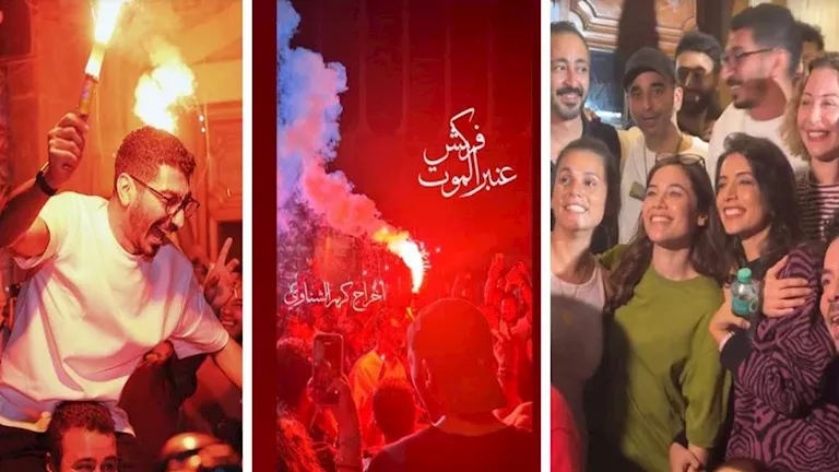 شماريخ في اللوكيشن.. كريم الشناوي يحتفل بانتهاء تصوير "عنبر الموت"