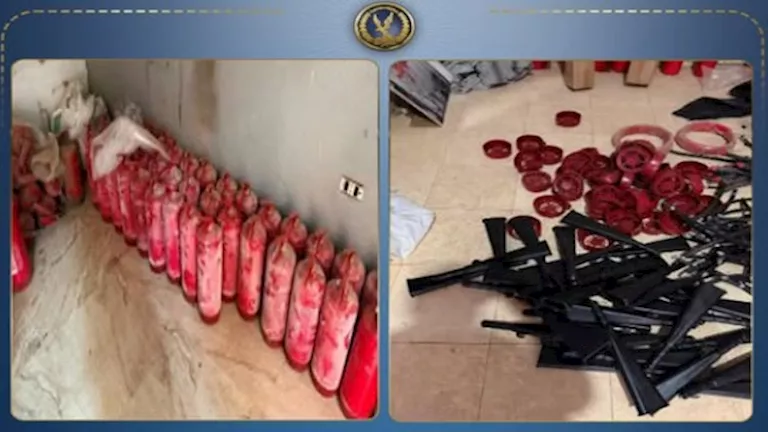 ضبط 250 طفاية حريق مقلدة داخل مصنع غير مرخص بالقليوبية