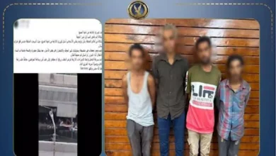 ضبط 4 أشخاص افترشوا أسفل كوبري في شبرا الخيمة