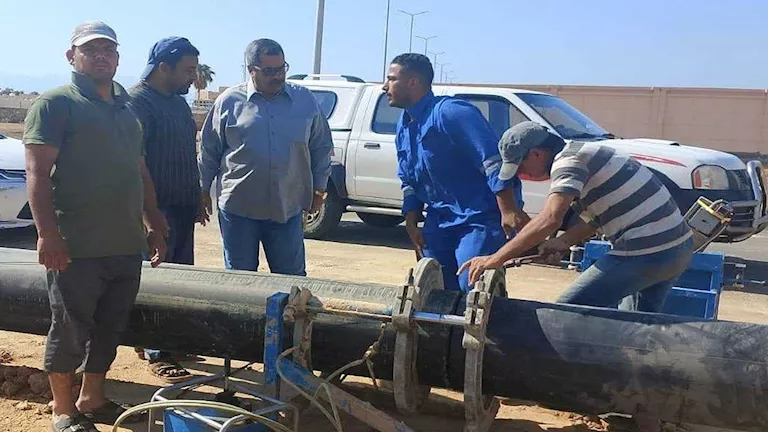 غدًا.. عودة ضخ مياه الشرب للوحدات السكنية بمدينة نويبع