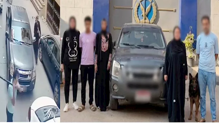 كشف تفاصيل فيديو تحطيم سيارات واستخدام كلب في مشاجرة ببنها