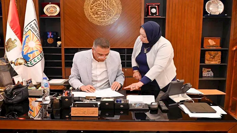 محافظ جنوب سيناء يعتمد نتيجة الدور الثاني للشهادة الإعدادية