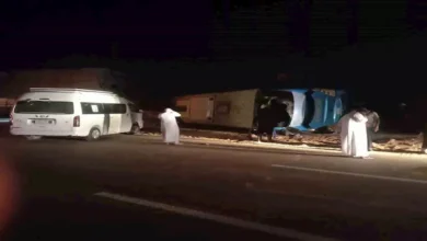مصرع 4 وإصابة 63 آخرين.. تفاصيل حادث محور الضبعة - مطروح