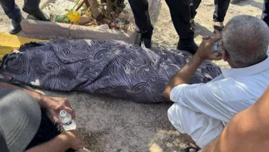 مصرع شخص صدمه قطار بمزلقان سكة حديد طموه جنوب الجيزة