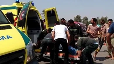 مصرع شخصين وإصابة 4 آخرين في حادث مروري بالقليوبية