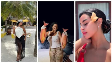 منة عرفة تقضي إجازة الصيف في المالديف