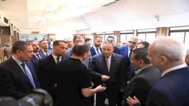 وزير التعليم العالي يتفقد القاعات المخصصة لإدارة أعمال مكتب التنسيق وا