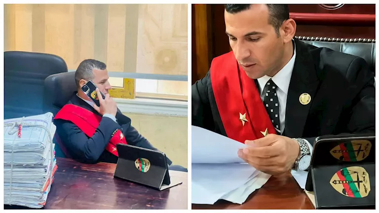 تحقيقات النيابة في واقعة انتحال عاطل لصفة قاضٍ بمجلس الدولة | ضي النهار وشاح أحمر وشعار مجلس الدولة.. خطأ أثار الشكوك حول صفة القاضي المزيف